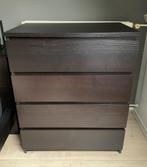 Ikea Malm ladekast met 4 lade  80x100 cm, Huis en Inrichting, Kasten | Ladekasten, Ophalen, Overige materialen, Gebruikt, 50 tot 100 cm