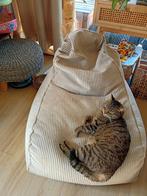 Beige Zitzak - Inclusief Kat!, Ophalen of Verzenden, Gebruikt, Beige, Zitzak