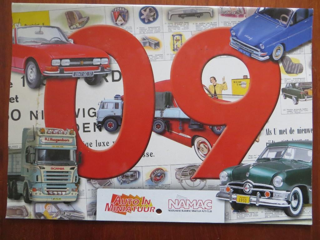 NAMAC kalender 2009 (nieuw), Ophalen of Verzenden, Nieuw, Auto's