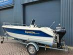 Nette Topcraft 435 Millenium + Suzuki 15PK, Tot 10 pk, Ophalen of Verzenden, Zo goed als nieuw, 3 tot 6 meter