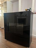 Zwarte dressoir, Huis en Inrichting, Kasten | Wandmeubels, Ophalen, Zo goed als nieuw, 25 tot 50 cm, Minder dan 100 cm