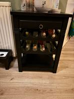 Zwart wijnkastje, Ophalen, Zo goed als nieuw, Hout