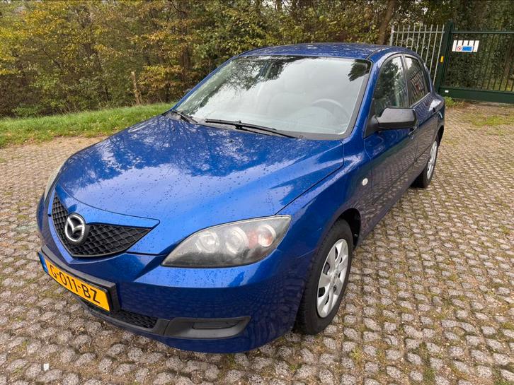 Mazda 3 1.4 Sport 2007 Blauw, Auto's, Mazda, Bedrijf, Benzine, B, Hatchback, Handgeschakeld, Geïmporteerd, Blauw, Voorwielaandrijving
