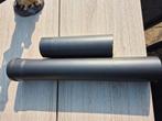 NIEUW Pijp 50 cm pelletkachelafvoer Ø 80 mm rookkanaal zwart, Ophalen of Verzenden, Nieuw
