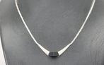 Zilveren choker met onyx. Nieuw NOS, Ophalen, Nieuw, Met edelsteen, Zilver