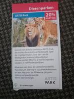20% korting bij Artis-Park, Tickets en Kaartjes, Drie personen of meer, Kortingsbon