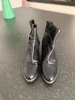 Brunate zwarte leren laarsjes sleehak zgan maat 39, Verzenden, Zwart, Lage of Enkellaarzen, Zo goed als nieuw