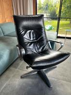 Luxe draaistoel/fauteuil  Zweeds designmerk Conform – leder, Huis en Inrichting, Fauteuils, Ophalen of Verzenden, Zo goed als nieuw