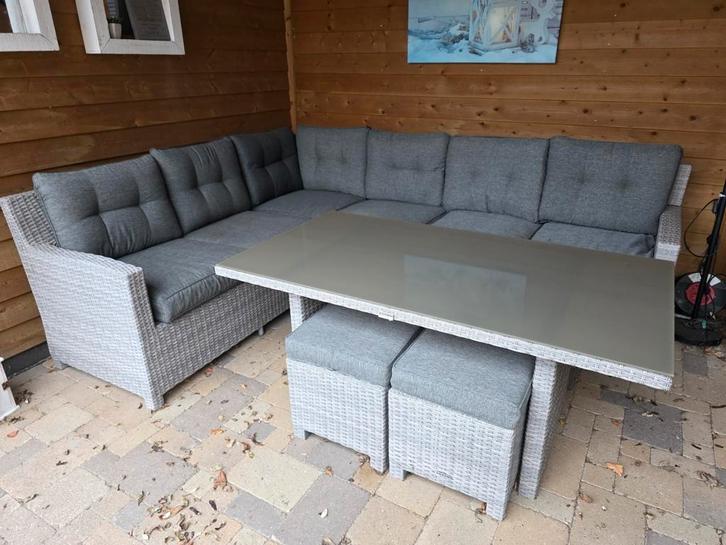 Loungeset zo goed als nieuw, Tuin en Terras, Tuinsets en Loungesets, Ophalen