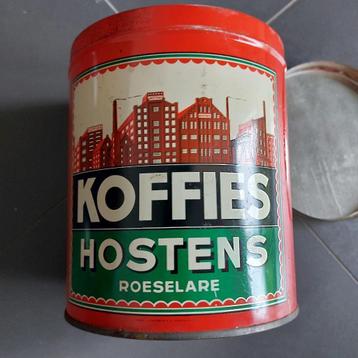 blik koffie hostens retro vintage beschikbaar voor biedingen