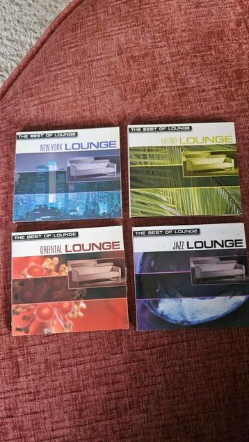 4 Lounge CD's - The Best of Lounge Serie beschikbaar voor biedingen