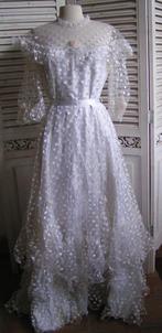 victoraanse stijl trouwjurk maat 38 nr PP 1063 ger ingrid, Verzenden, Zo goed als nieuw, Wit, Trouwjurk