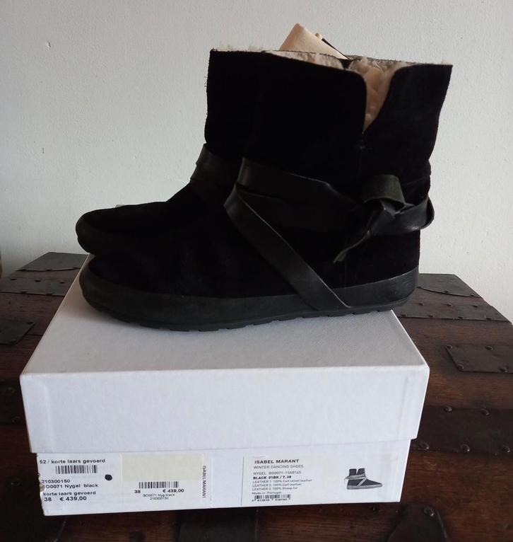 Isabel Marant etoile Laarzen, Kleding | Dames, Schoenen, Zo goed als nieuw, Lage of Enkellaarzen, Zwart, Verzenden