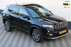 Jeep Compass 1.5T e-Hybrid Pano 360° Camera Carplay BTW !, Gebruikt, Zwart, 4 cilinders, Leder en Stof