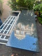 Plaat van zwart graniet, Ophalen, Gebruikt, Rechthoekig, Overige materialen