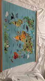 Wereldkaar vol avonturen met de dieren wanddecoratie, Ophalen of Verzenden