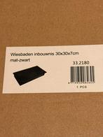 Inbouwnis wiesbaden mat zwart nieuw, Ophalen, Nieuw, Zwart