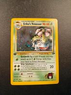 Erika's venusaur 1st edition gym challenge 4, Ophalen, Zo goed als nieuw, Losse kaart, Foil