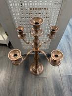Rosé Gouden Kandelaar - 5 Kaarsen - 82cm, Ophalen, Overige kleuren, Zo goed als nieuw, Kandelaar