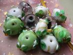 1154/ mooie bloem lampwork glaskralen, Ophalen of Verzenden, Nieuw, Kraal