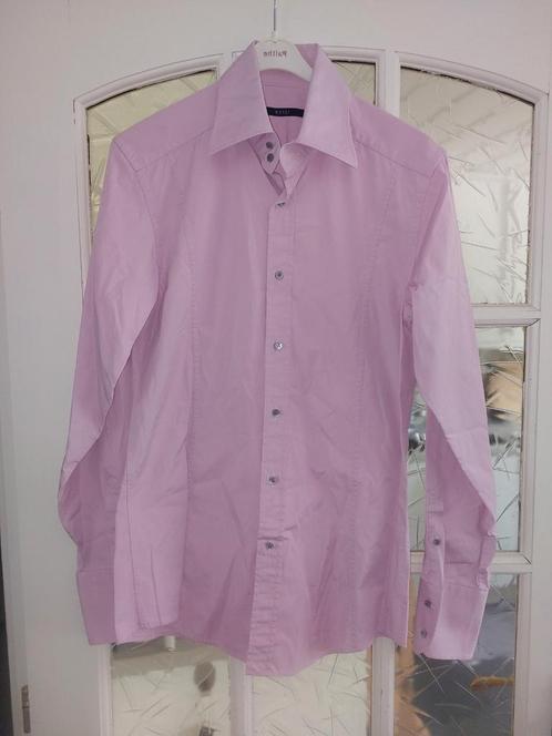Origineel vintage Gucci overhemd maat 40, Kleding | Heren, Overhemden, Zo goed als nieuw, Halswijdte 39/40 (M), Roze, Ophalen of Verzenden