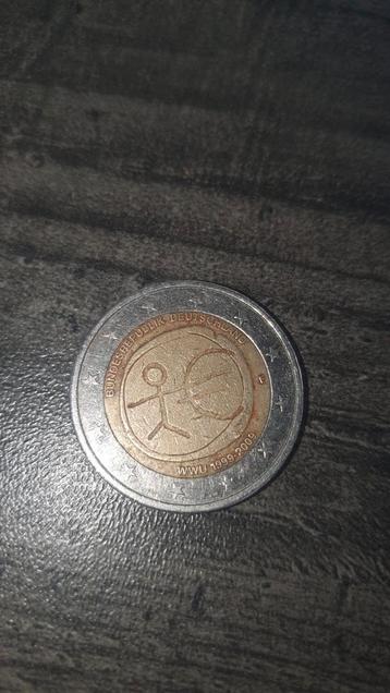 Zeldzame 2 euro munt deutschland wwu 1999-2009 beschikbaar voor biedingen