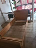 Electro verstelbaar bed, Huis en Inrichting, Slaapkamer | Bedden, Ophalen, 90 cm, Eenpersoons, Bruin