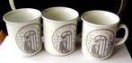 vintage 70's J. Kronester Bavaria 3 grote thee koffie kopjes, Verzenden