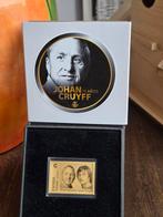 Gouden Johan Cruijff Postzegel - 75e Verjaardag, Postzegels en Munten, Ophalen of Verzenden, Na 1940, Postfris