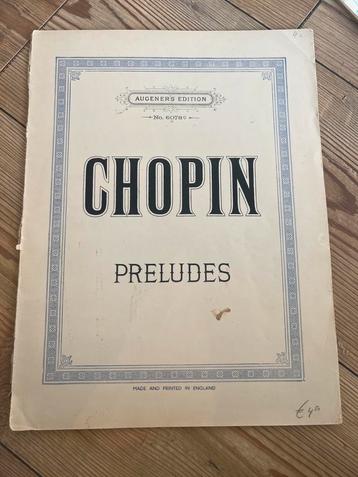 Chopin Preludes - Augener's Edition beschikbaar voor biedingen