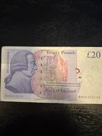 Engelse 20 Pond Biljet, Postzegels en Munten, Bankbiljetten | Europa | Niet-Eurobiljetten, Verzenden, Overige landen, Los biljet