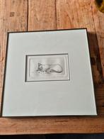 Ella van Schaik - Slapend Kitten Ets, Ophalen of Verzenden