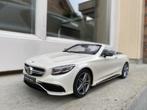 1:18 Mercedes S63 AMG Cabrio Designo wit GT Spirit / JJTOP, Nieuw, Overige merken, Ophalen of Verzenden, Auto