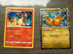 Pokemonkaarten Charizard en holo dragonite, Ophalen of Verzenden, Zo goed als nieuw