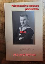 Grote Portretfoto Kriegsmarine Matroos WW2, Verzamelen, Militaria | Tweede Wereldoorlog, Ophalen of Verzenden, Marine, Duitsland