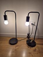 Overig7 - 2 zwarte Lightmakers tafellampen (1), Huis en Inrichting, Lampen | Tafellampen, Ophalen, Minder dan 50 cm