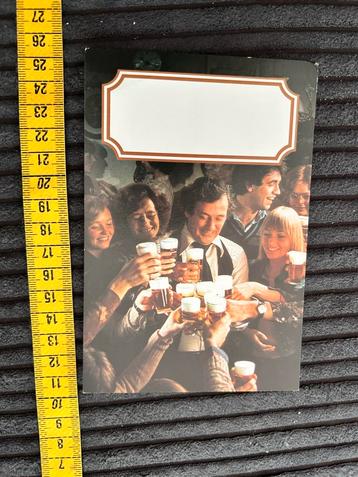 506. Oude reclame kaart Bier Heineken  beschikbaar voor biedingen