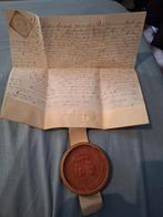 Oude brief met stempel jaar 1798, Ophalen of Verzenden, Brief