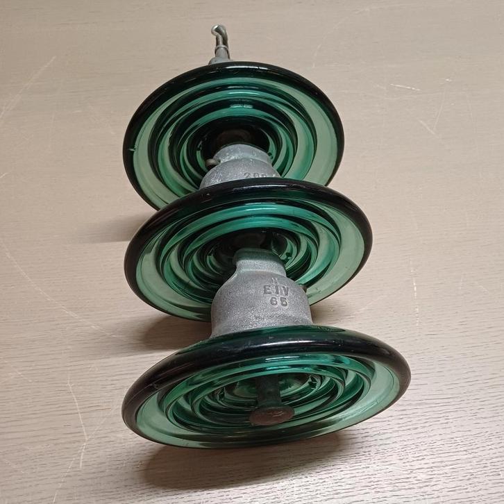 HOOGSPANNINGSISOLATOR ISOLATOR SCHIJF GLASKAPISOLATOR, Verzamelen, Overige Verzamelen, Zo goed als nieuw, Ophalen