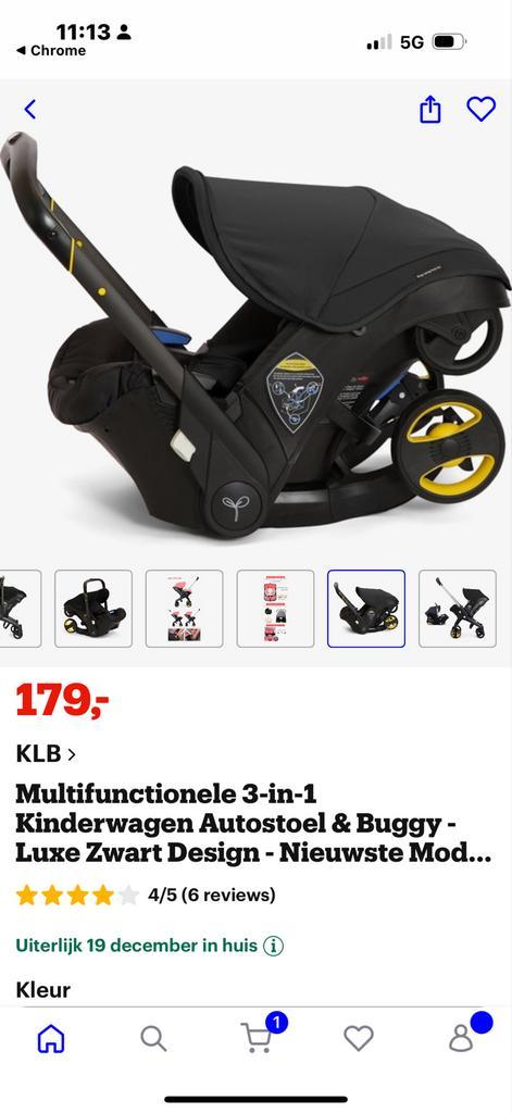 3-in-1 Kinderwagen, Autostoel & Buggy, Kinderen en Baby's, Kinderwagens en Combinaties, Nieuw, Combiwagen, Overige merken, Met autostoeltje