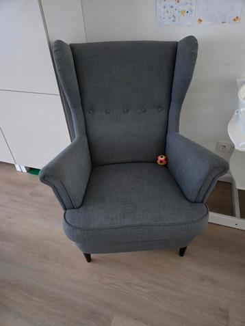 Ikea Strandmon Fauteuil Grijs - Zo Goed Als Nieuw beschikbaar voor biedingen