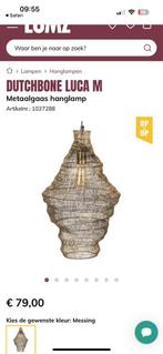 Dutchbone Luca, Huis en Inrichting, Lampen | Hanglampen, Ophalen of Verzenden, Zo goed als nieuw, Modern, Metaal