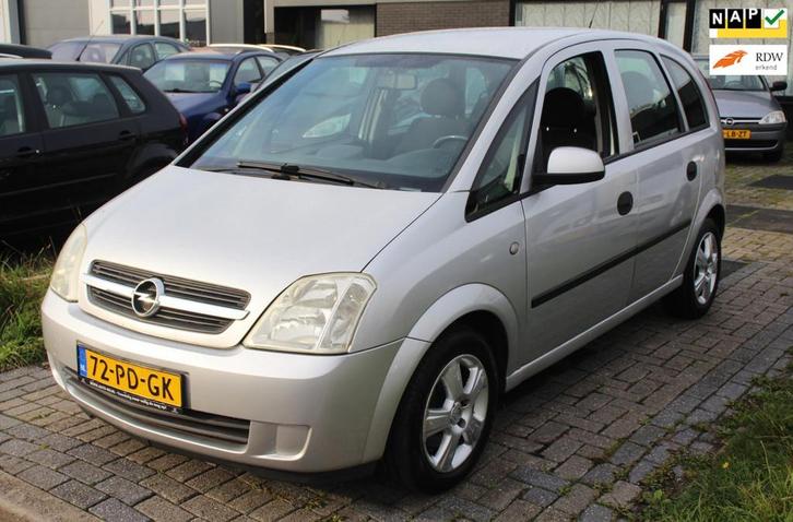 Opel Meriva 1.8-16V Maxx AIRCO Cruise LM-Velgen APK Sep 2026, Auto's, Opel, Bedrijf, Te koop, Meriva, ABS, Airconditioning, Centrale vergrendeling