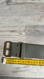 Grijze leren riem, 106 cm, 8 gaatjes, Ophalen of Verzenden, Zo goed als nieuw, Overige kleuren, 100 cm of meer