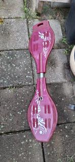 Waveboard - Roze met wit design, Ophalen, Gebruikt, Waveboard