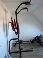 Optrek stang/krachtstion, Sport en Fitness, Ophalen, Krachtstation, Zo goed als nieuw, Metaal