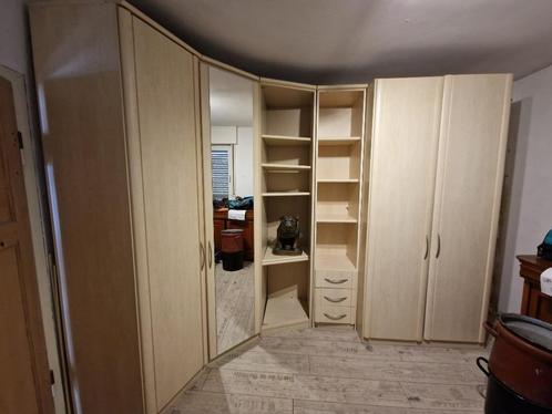 Maatwerk kastenwand met hoekopstelling, Huis en Inrichting, Kasten | Kledingkasten, Gebruikt, 200 cm of meer, 200 cm of meer, Met deur(en)