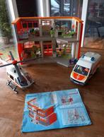 Ziekenhuis ambulance traumahelikopter playmobile, Kinderen en Baby's, Speelgoed | Playmobil, Zo goed als nieuw, Ophalen