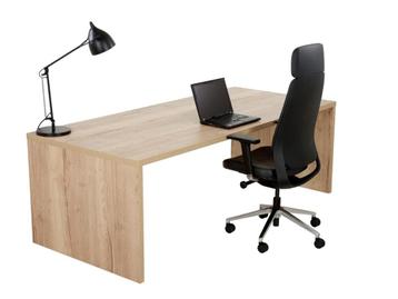 Directiebureau 220x100cm Natuurlijk eiken - SHOWMODELKORTING beschikbaar voor biedingen