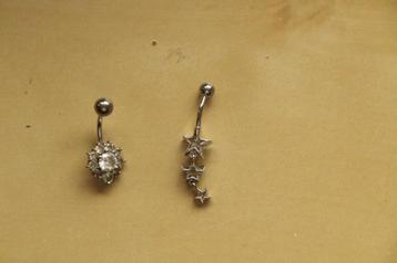2 NIEUWE navelpiercings samen of per stuk beschikbaar voor biedingen